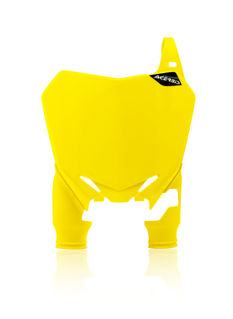 Acerbis Raptor Front Number Plate - Suzuki RM-Z250 / RM-Z450 (2008-2018) — Yellow
