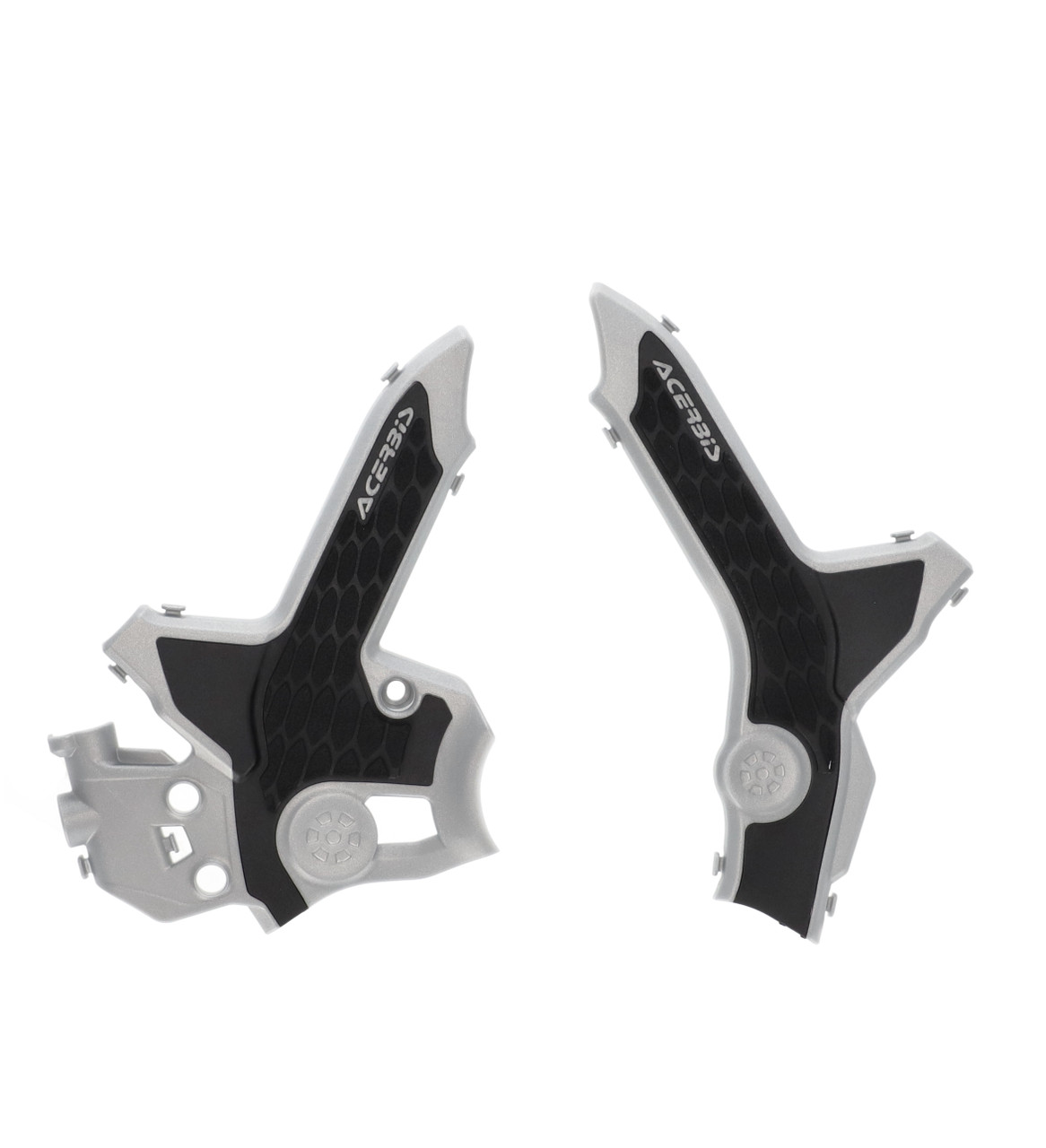 Acerbis X-Grip Frame Guard - Honda CRF 250 L JAPAN / CRF 300 L / CRF 300 RALLY (2021-2026) — Grey / Black