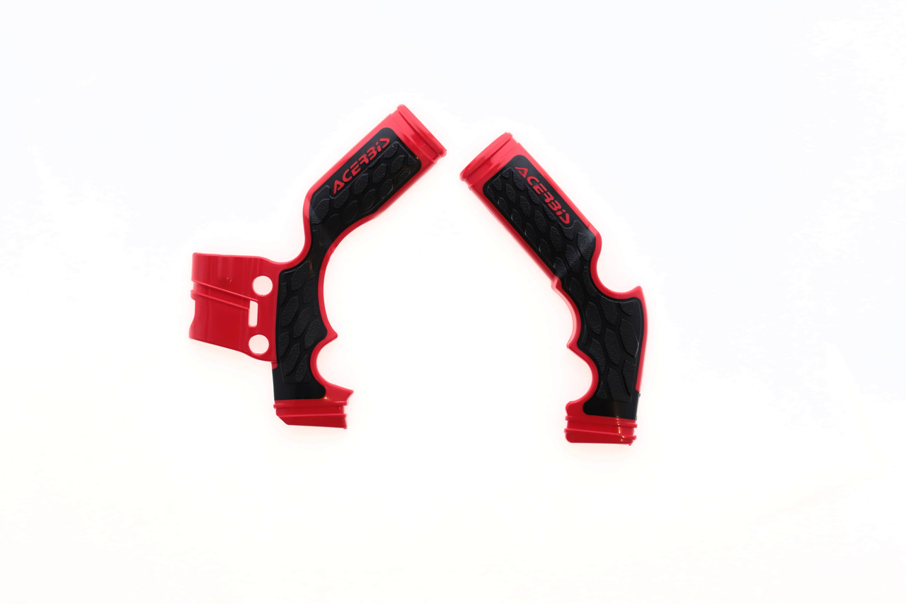 Acerbis X-Grip Frame Guard - GAS GAS MC 65 (+Husqvarna, KTM) (2014-2023) — Red / Black