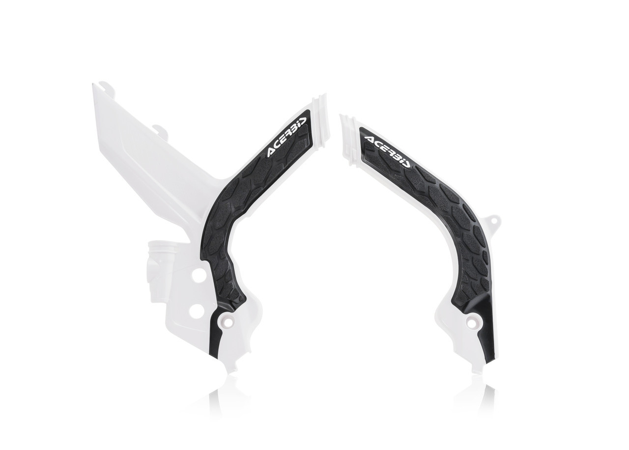 Acerbis X-Grip Frame Guard - KTM SX 125 / SX 150 + more (2019-2022) — White / Black