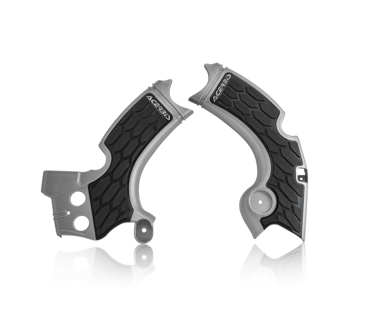Acerbis X-Grip Frame Guard - Kawasaki KX 250 / KX 250 F (2015-2020) — Grey / Black