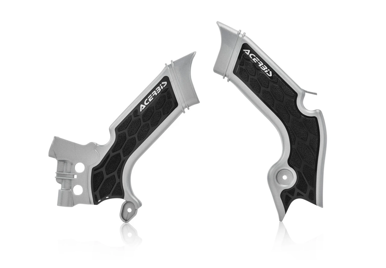 Acerbis X-Grip Frame Guard - Kawasaki KX 250 / KX 250 X + more (2019-2024) — Grey / Black