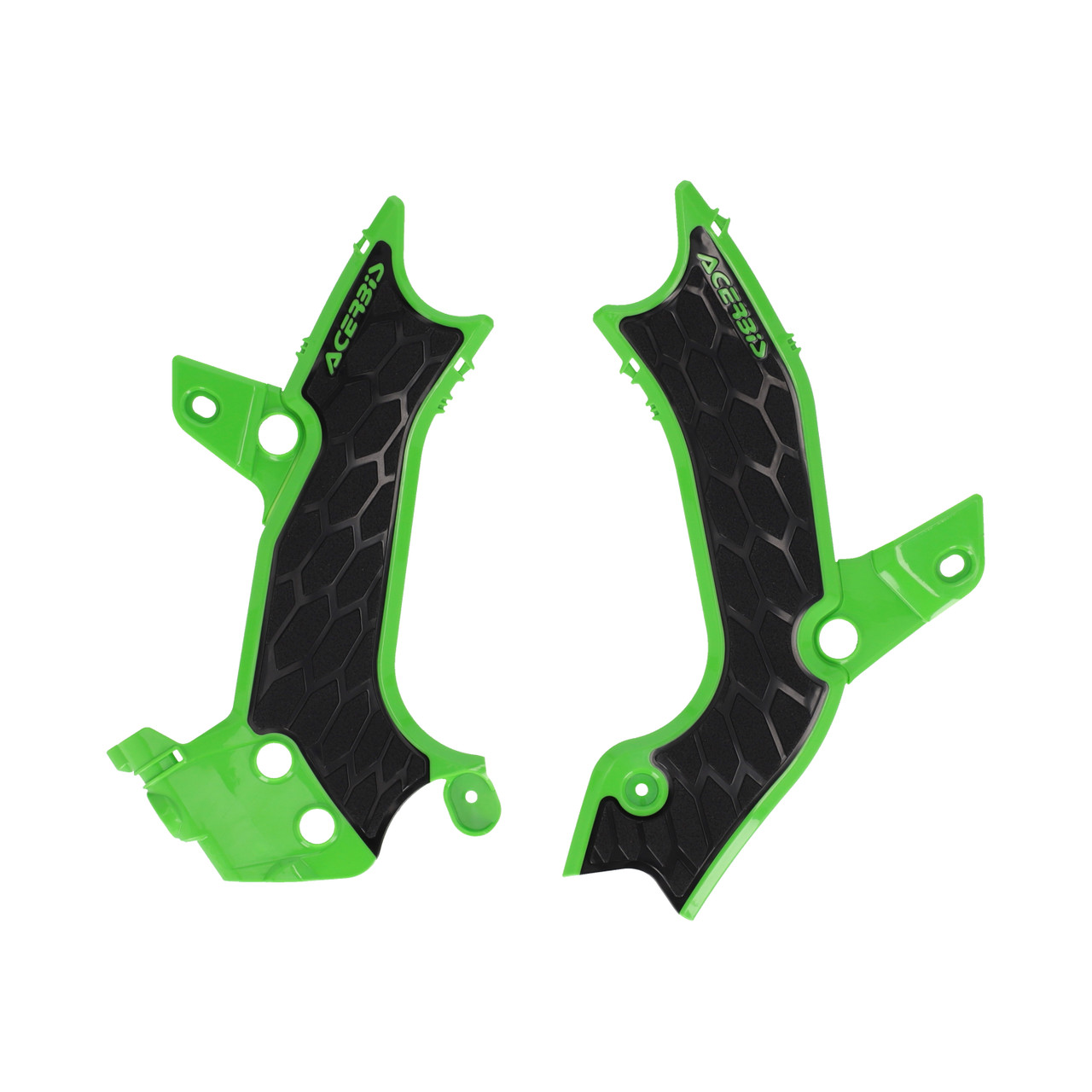 Acerbis X-Grip Frame Guard - Kawasaki KX 250 / KX 250 X + more (2024-2026) — Green / Black