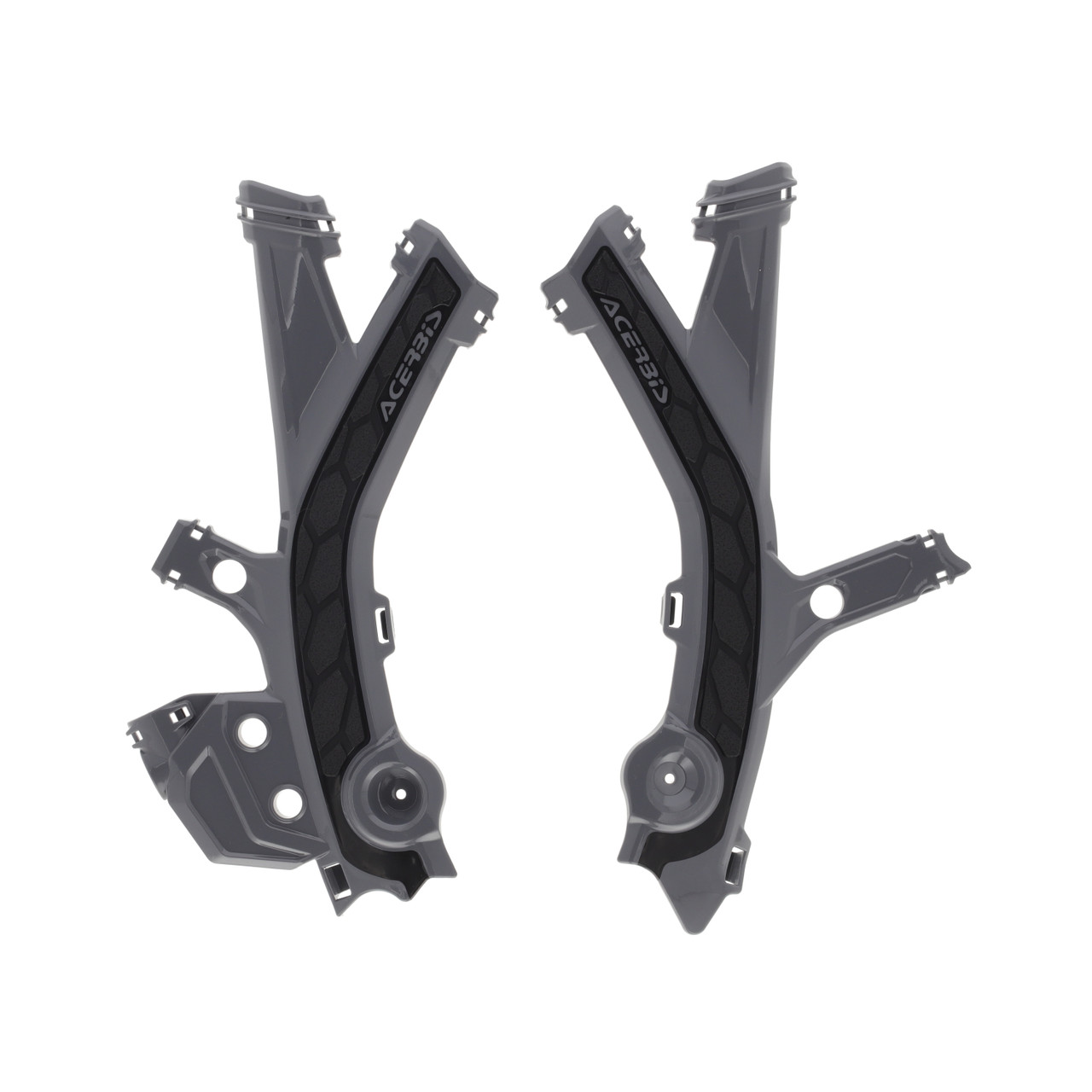 Acerbis X-Grip Frame Guard - Sherco 125 SE FACTORY / 250 SE EXTREM + more (2025-2027) — Grey / Black
