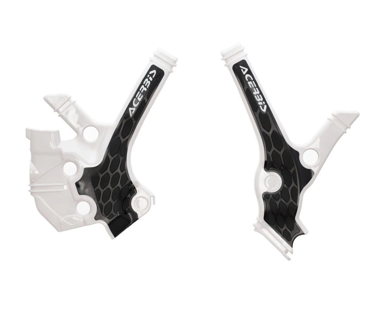 Acerbis X-Grip Frame Guard - Yamaha YZ 85 (2022-2027) — White / Black