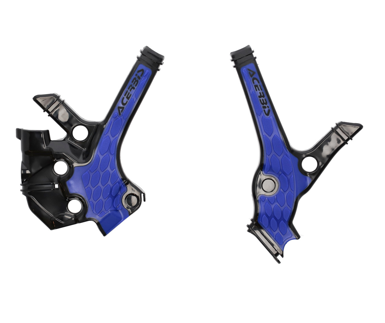 Acerbis X-Grip Frame Guard - Yamaha YZ 85 (2022-2027) — Black / Blue