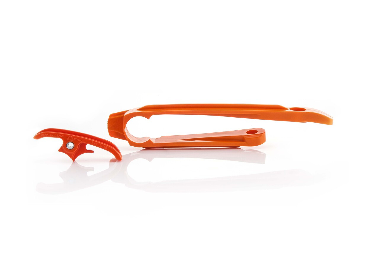 Acerbis Chain Slider - KTM EXC 150 TPI / EXC 250 + more (2017-2023) — Orange