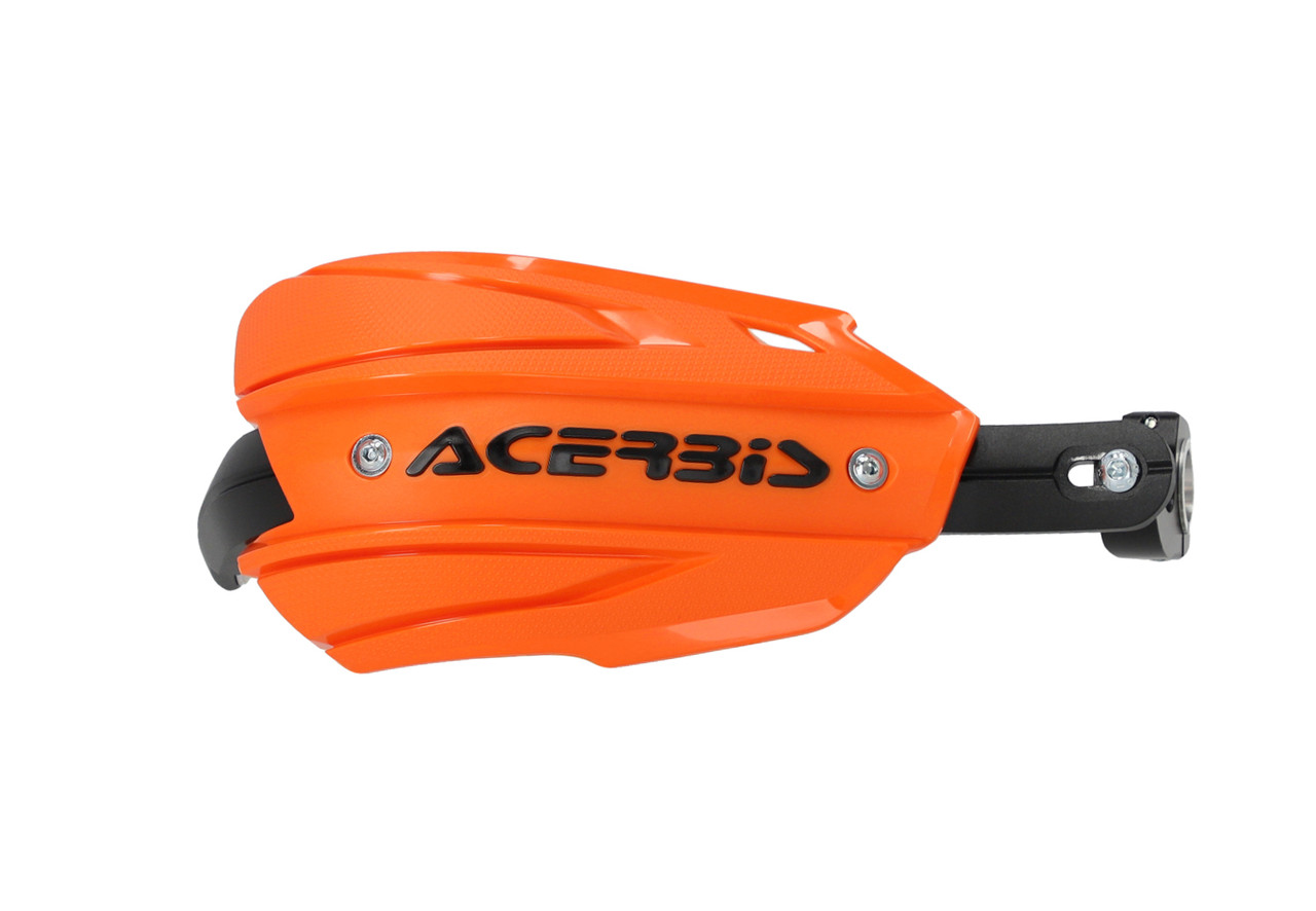 Acerbis Endurance-X Handguards - KTM EXC 125 / EXC 150 + more (+Husqvarna, Beta, Honda, GAS GAS, Yamaha, Sherco, TM, Kawasaki, Fantic, Suzuki, Husaberg, Triumph, Aprilia) (1990-2027) — Orange / Black