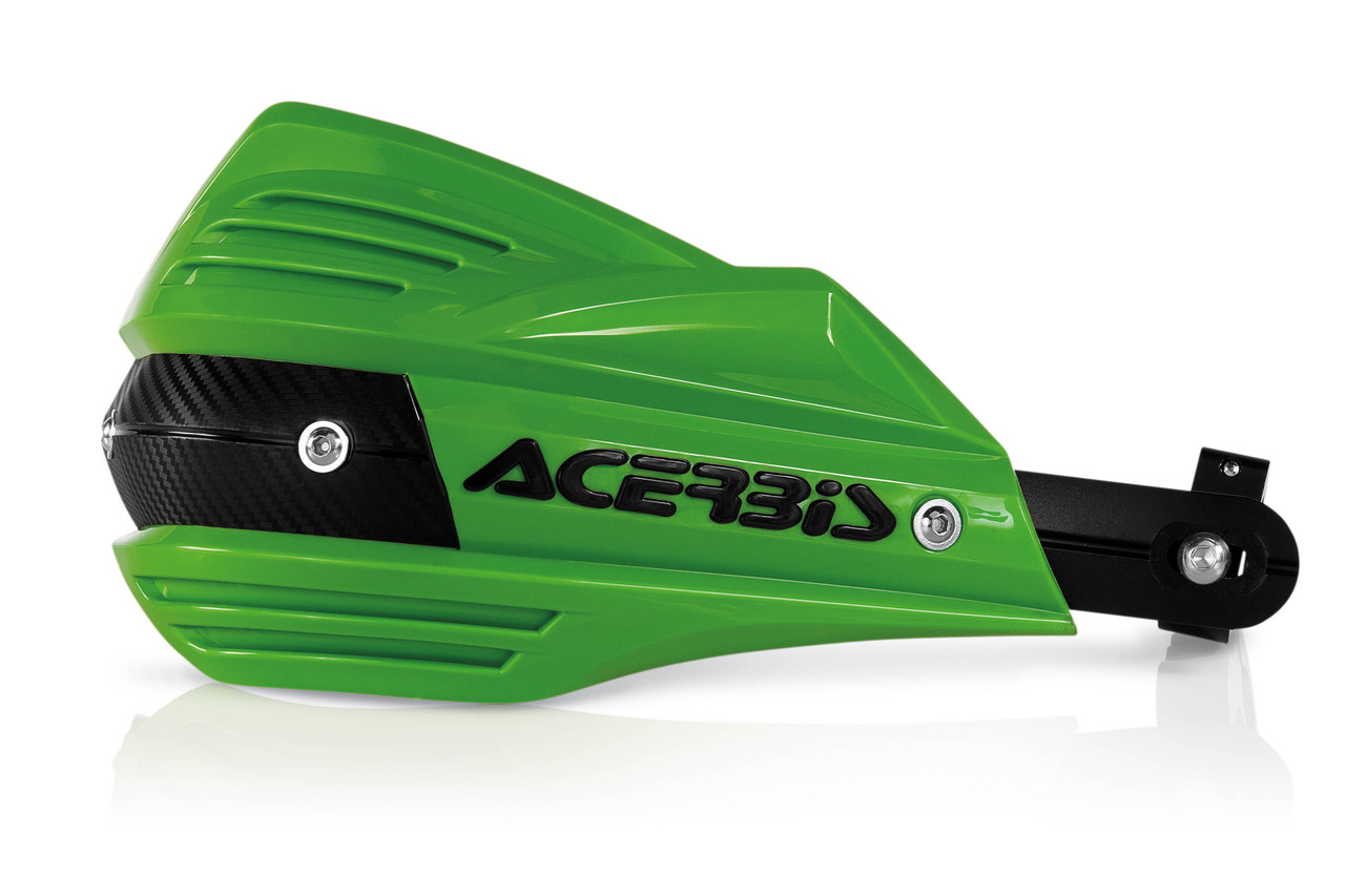 Acerbis X-Factor Handguards - KTM EXC 125 / EXC 150 + more (+Husqvarna, Beta, Honda, GAS GAS, Sherco, TM, Kawasaki, Yamaha, Fantic, Suzuki, Husaberg, Triumph, Aprilia) (1990-2027) — Green