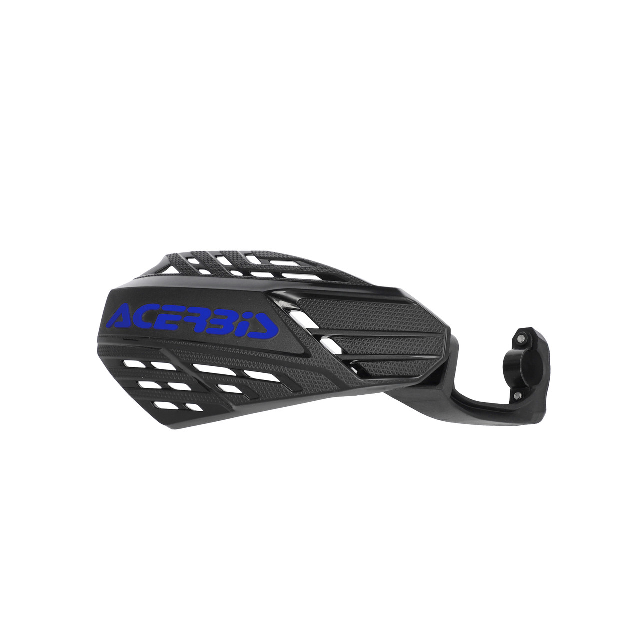 Acerbis Linear Vented Handguards - KTM EXC 125 / EXC 150 + more (+Husqvarna, Beta, Honda, GAS GAS, Sherco, TM, Kawasaki, Yamaha, Fantic, Suzuki, Husaberg, Triumph, Aprilia) (1990-2027) — Black / Blue