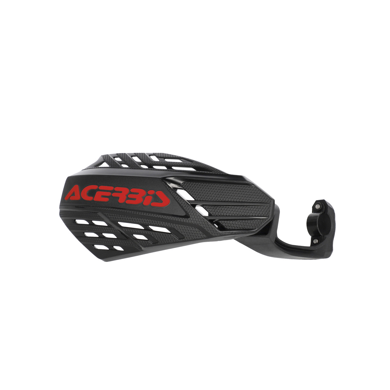 Acerbis Linear Vented Handguards - KTM EXC 125 / EXC 150 + more (+Husqvarna, Beta, Honda, GAS GAS, Sherco, TM, Kawasaki, Yamaha, Fantic, Suzuki, Husaberg, Triumph, Aprilia) (1990-2027) — Black / Red