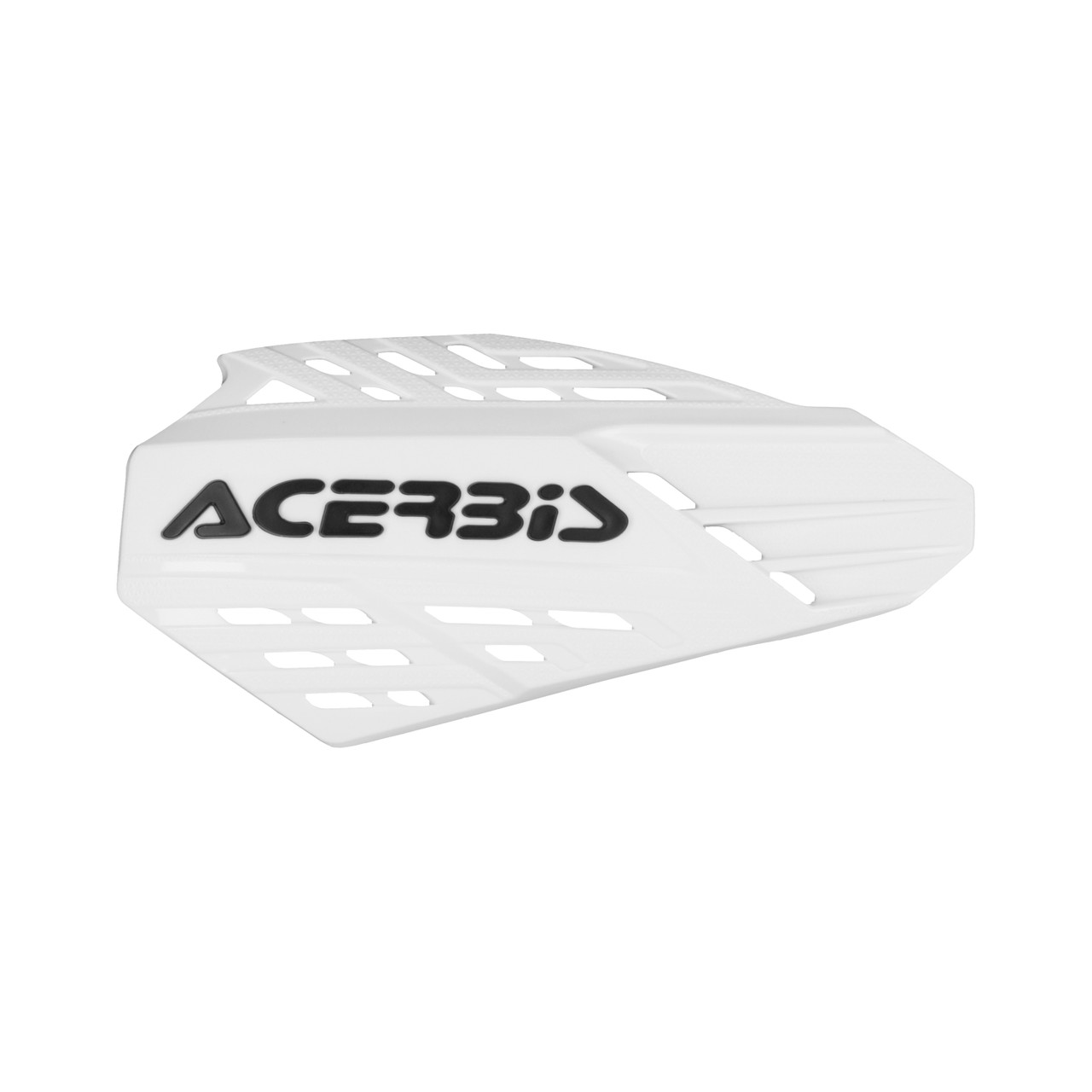 Acerbis Linear Vented Handguards - KTM EXC 125 / EXC 150 + more (+Husqvarna, Beta, Honda, GAS GAS, Sherco, TM, Kawasaki, Yamaha, Fantic, Suzuki, Husaberg, Triumph, Aprilia) (1990-2027) — White / Black