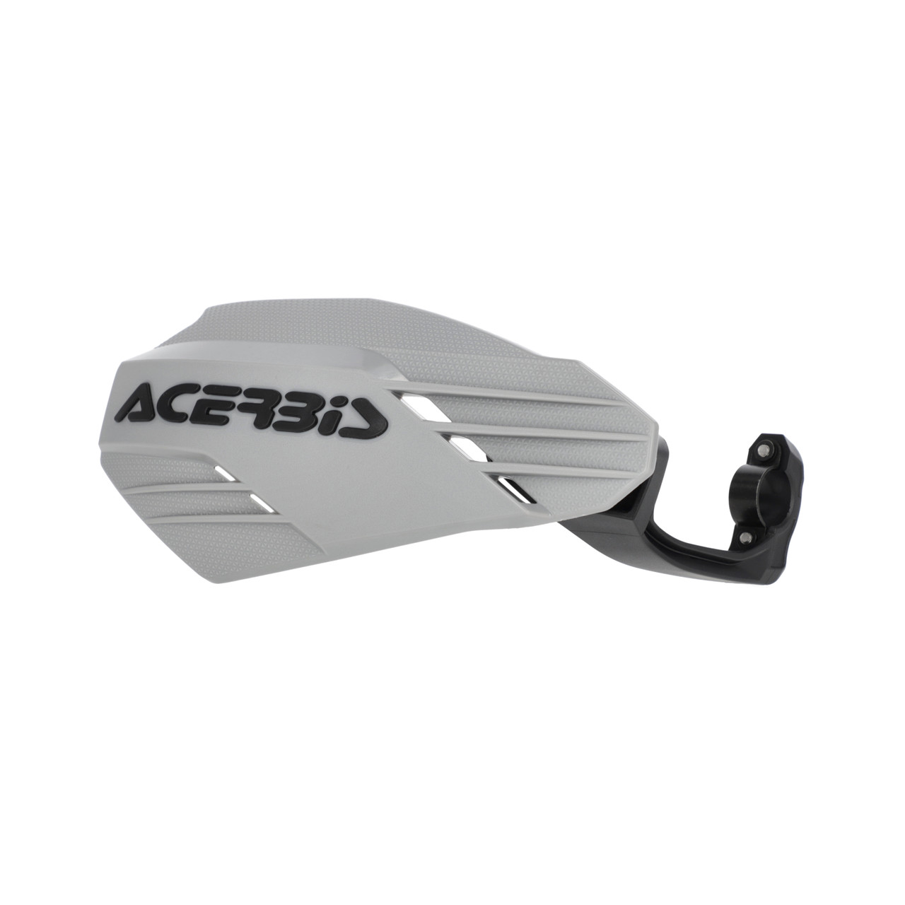 Acerbis Linear Handguards - KTM EXC 125 / EXC 150 + more (+Husqvarna, Beta, Honda, GAS GAS, Sherco, TM, Kawasaki, Yamaha, Fantic, Suzuki, Husaberg, Triumph, Aprilia) (1990-2027) — Grey / Black