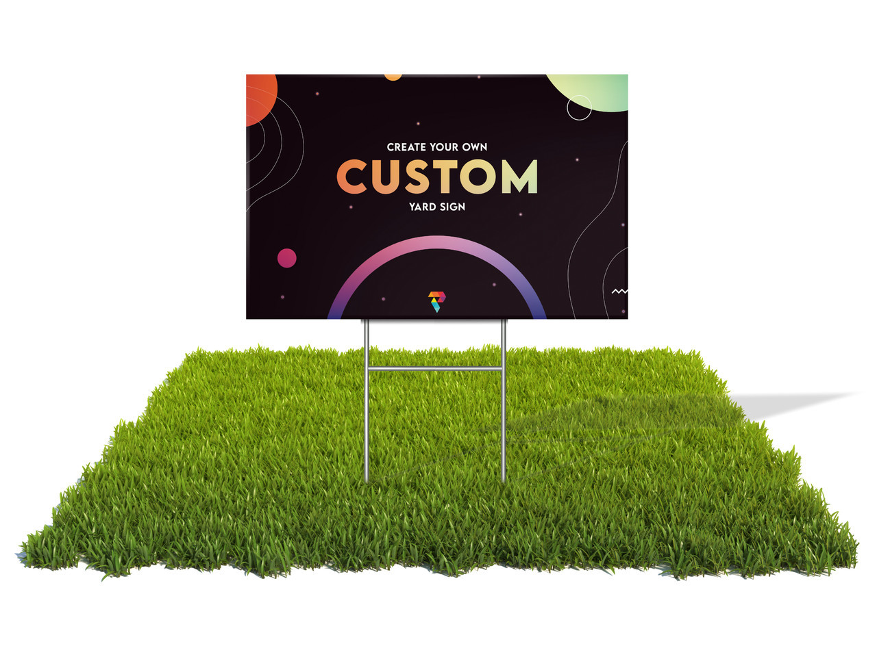 a custom lawn sign