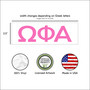 Sorority 2.5" Tall Decal - All Colors