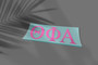 Sorority 2.5" Tall Decal - All Colors