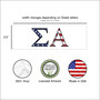 Sorority 2.5" Tall Decal - All Colors