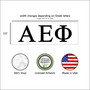 Sorority 2.5" Tall Decal - All Colors