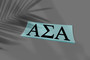 Sorority 2.5" Tall Decal - All Colors