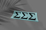 Sorority 2.5" Tall Decal - All Colors