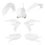 Cycra 5-Piece Body Kit — Yamaha YZ250F / YZ250FX / YZ450F / YZ450FX (2018–2024) — White