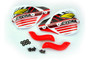 Cycra Factory Enduro Hand Shields W Matching Abrasion Guards — Red