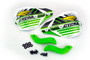 Cycra Factory Enduro Hand Shields W Matching Abrasion Guards — Green