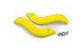 Cycra Pro Bend Plastic Bumpers — Yellow