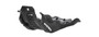 Acerbis Skid Plate with Linkage Guard - Beta RR 2T 250 / 300 (2020-2024) — Black