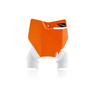Acerbis Raptor Front Number Plate - KTM SX / SX-F / XC-F (2016-2018) — Orange / White