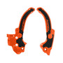 Acerbis X-Grip Frame Guard - GAS GAS MC 50 (+Husqvarna, KTM) (2024-2027) — Orange / Black