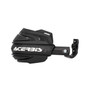 Acerbis ADV Type E Handguards - Honda TRANSALP XL750 (+KTM, Royal Enfield) (2022-2026) — Black / White