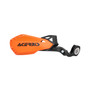 Acerbis Firstmoto Handguards - KTM SX 50 / SX 65 + more (+Beta, GAS GAS, Husqvarna, Yamaha, Honda, Kawasaki, Sherco, Suzuki, Triumph, Fantic, Aprilia, TM) (1990-2027) — Orange / Black