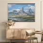 Canvas Wall Mural - Mountain Backdrop
