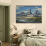 Canvas Wall Mural - Mountain Backdrop