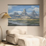 Canvas Wall Mural - Mountain Backdrop