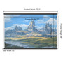 Canvas Wall Mural - Mountain Backdrop