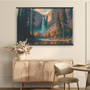 Canvas Wall Mural - Mountain Falls