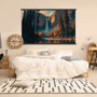 Canvas Wall Mural - Mountain Falls