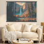 Canvas Wall Mural - Mountain Falls