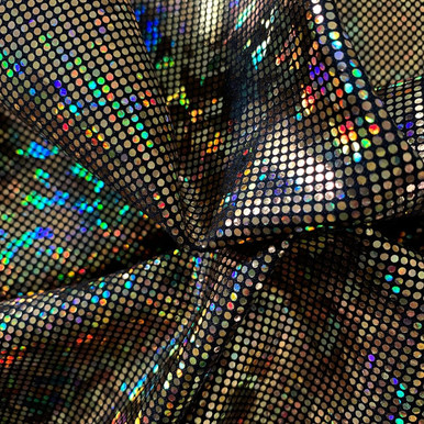 Shiny Stretch Shattered Glass Fabric - Pro Graphx