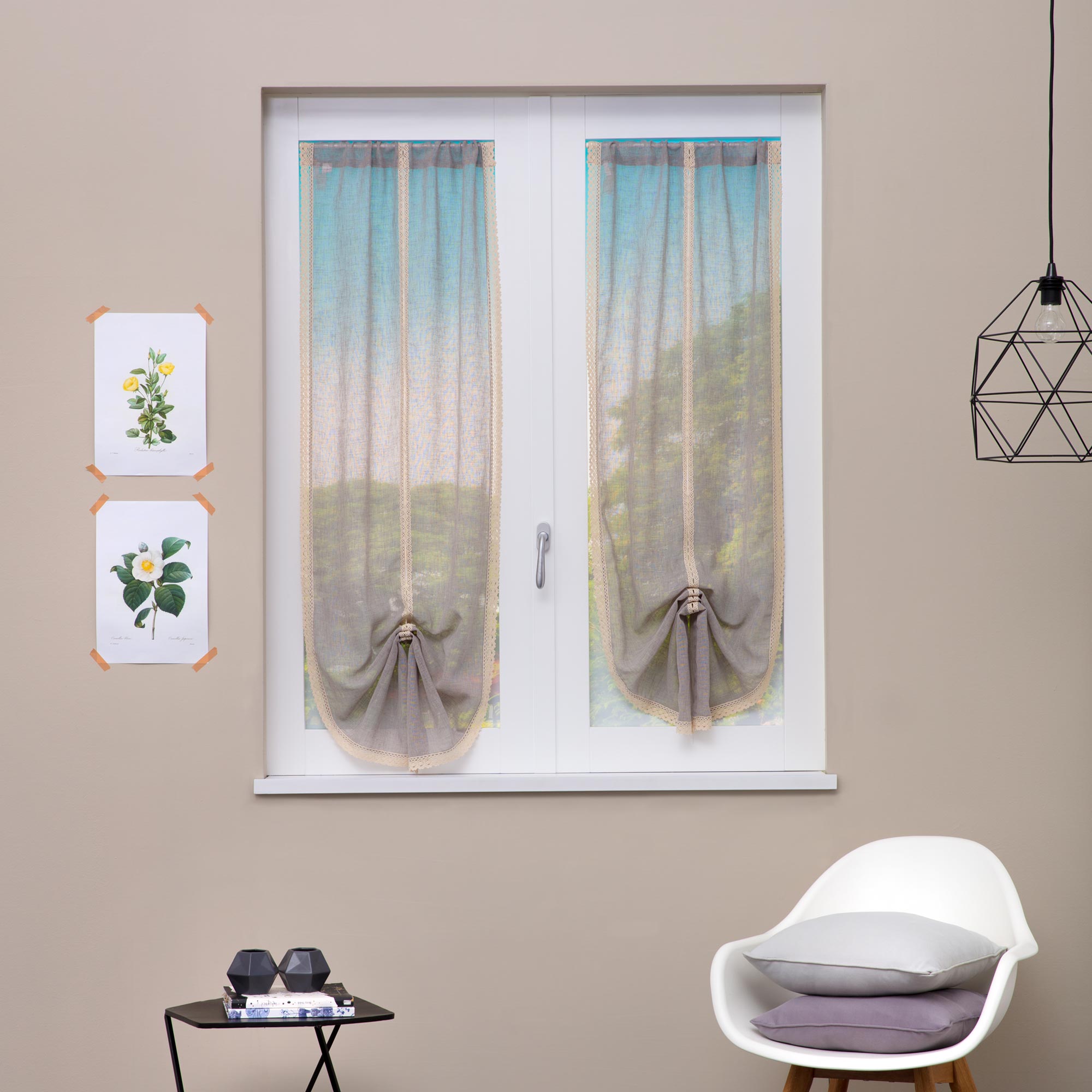 Coppia Tendine Estella Merletto