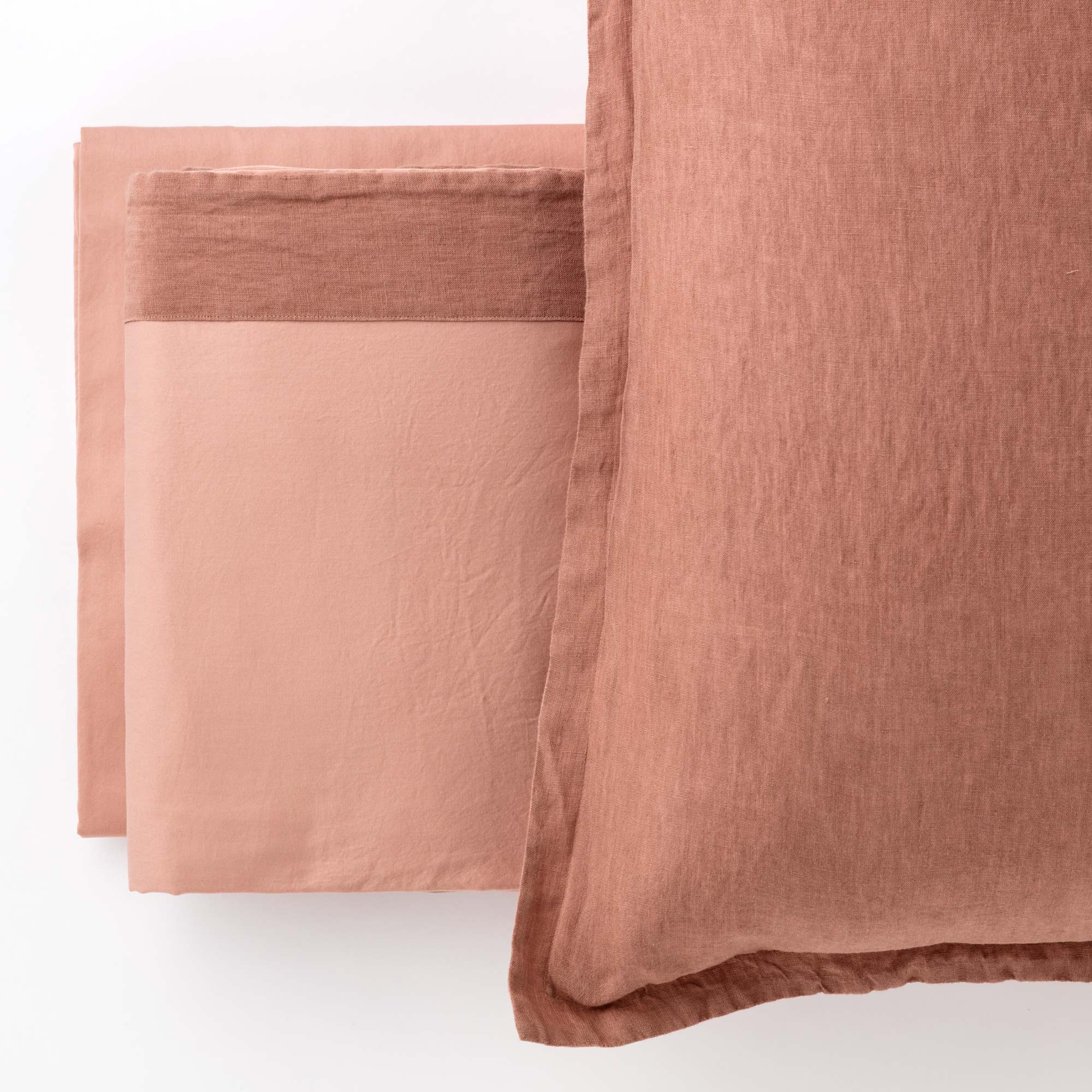 Completo Letto in Lino e Raso Aman