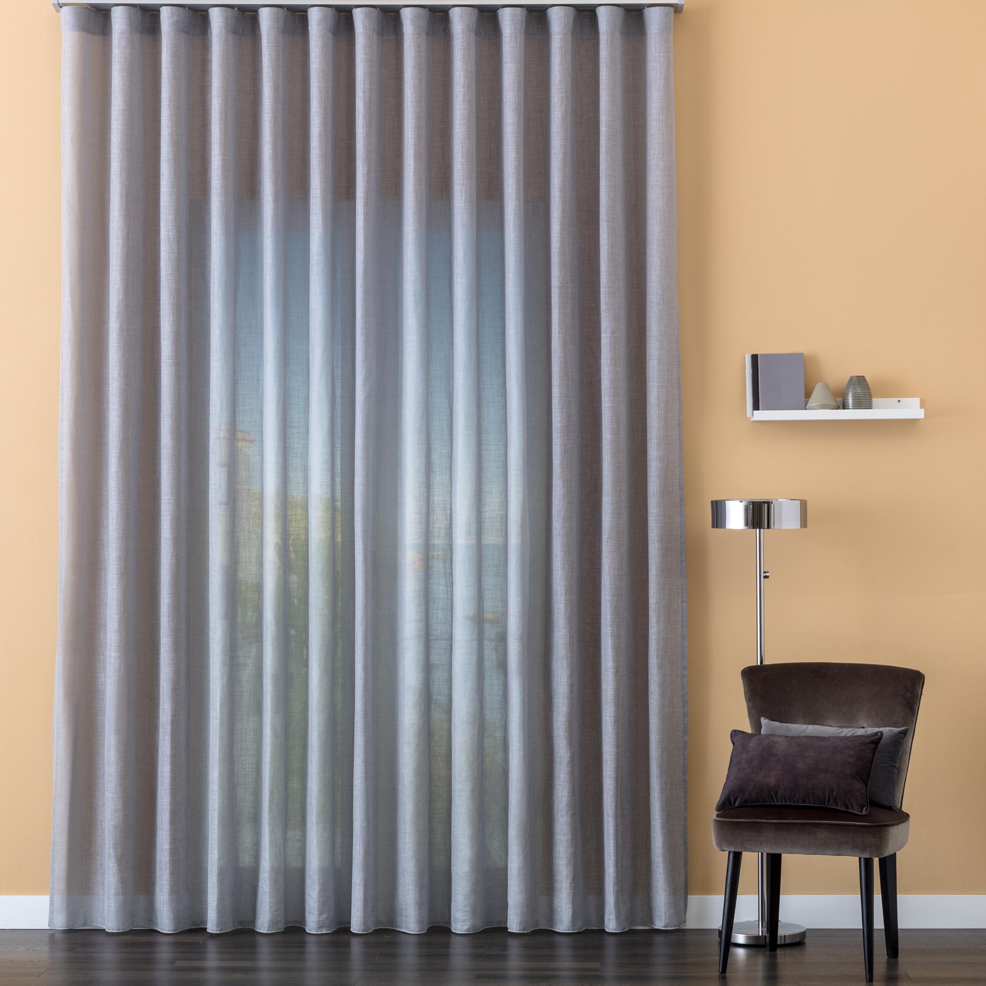 Tenda Sartoriale Nature Misto Lino Bianca