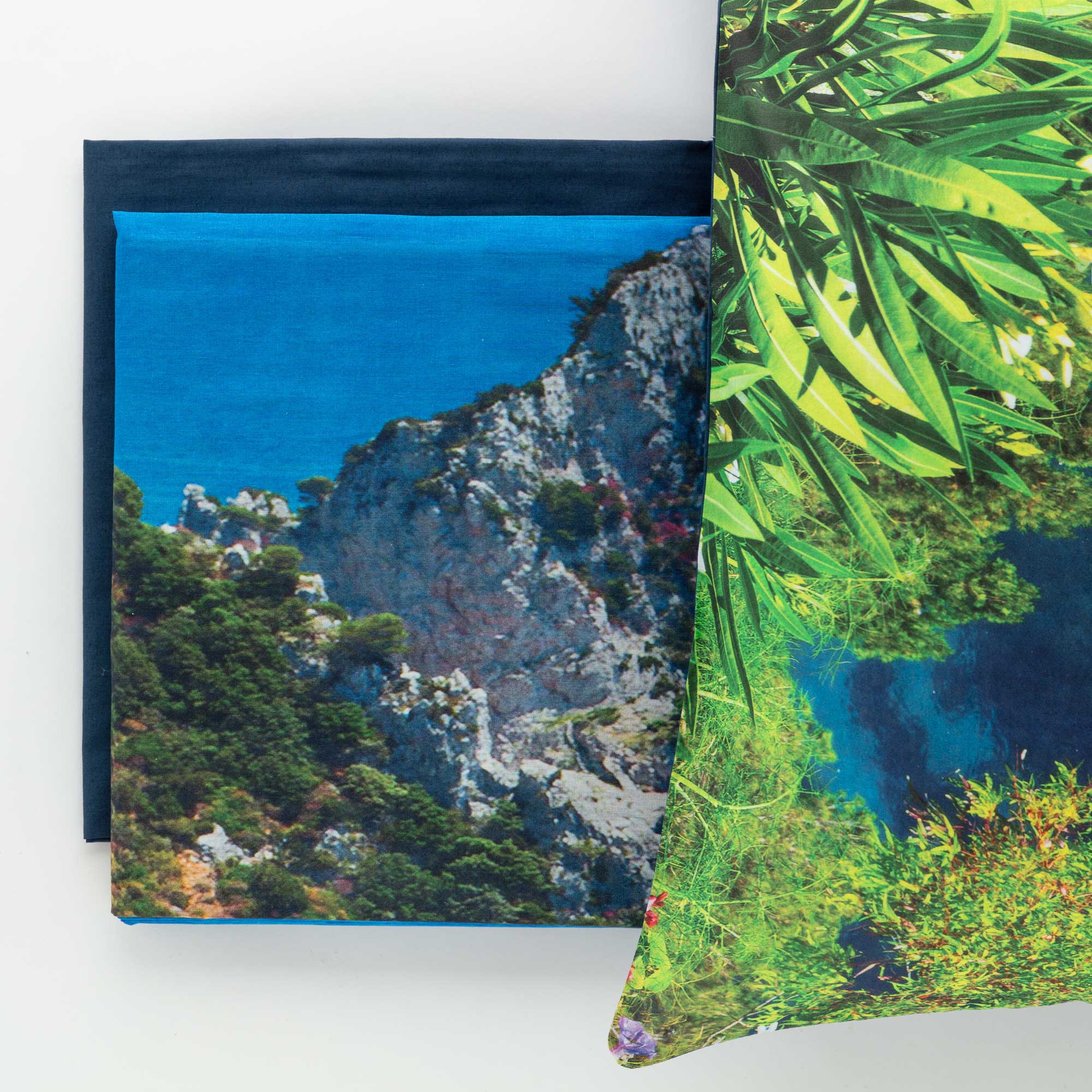 Completo Lenzuolo Copriletto Cotone Capri