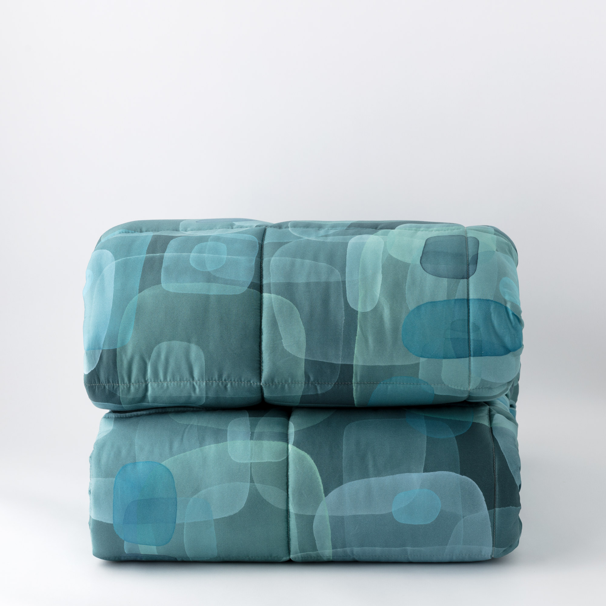 Trapunta In Raso Aqua