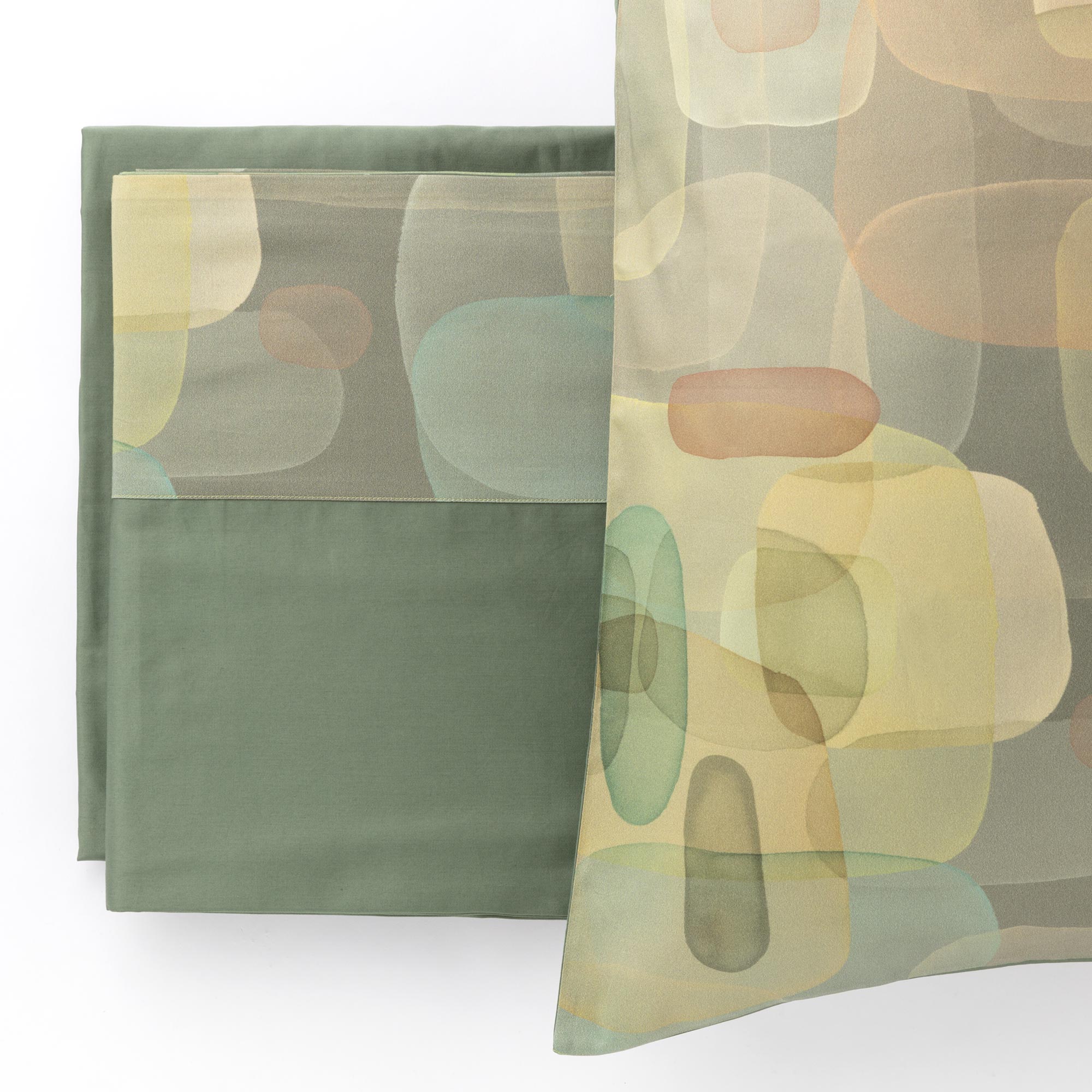 Completo Letto Costruito In Raso Aqua