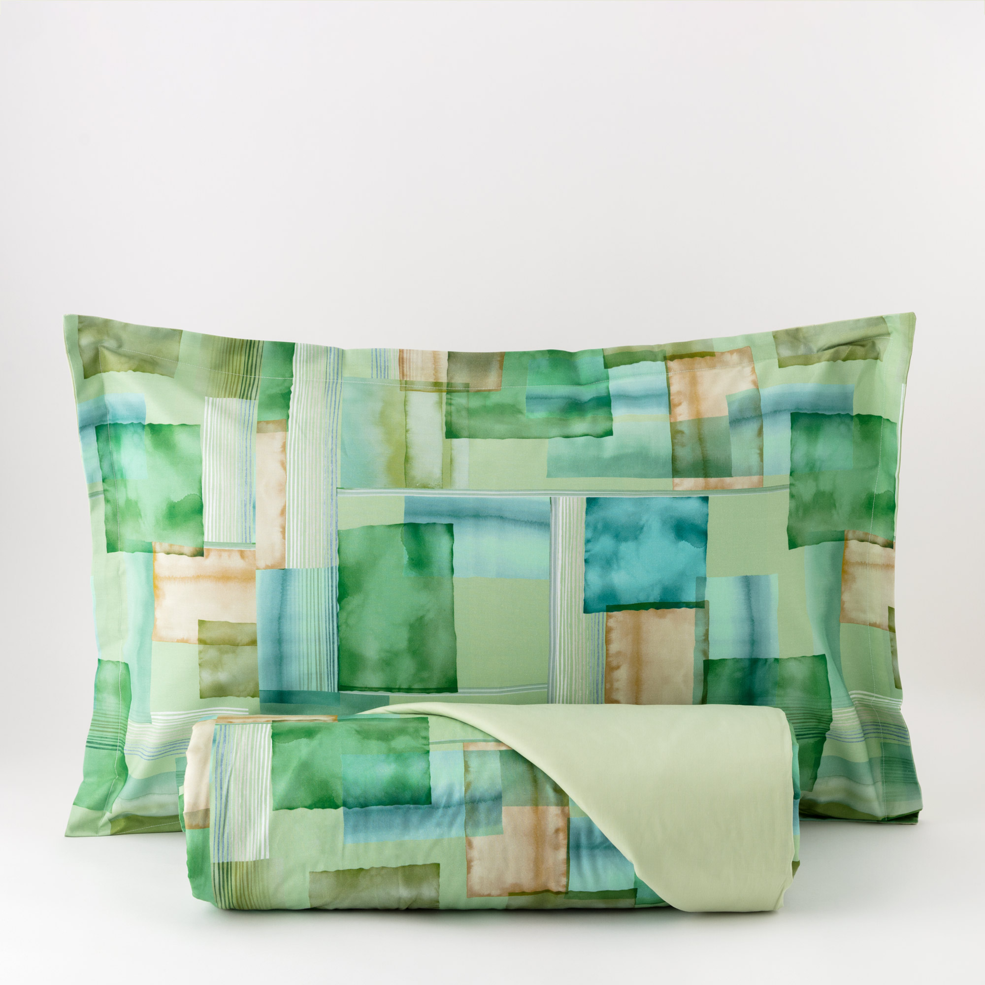 Parure Copripiumino In Percalle Filipe