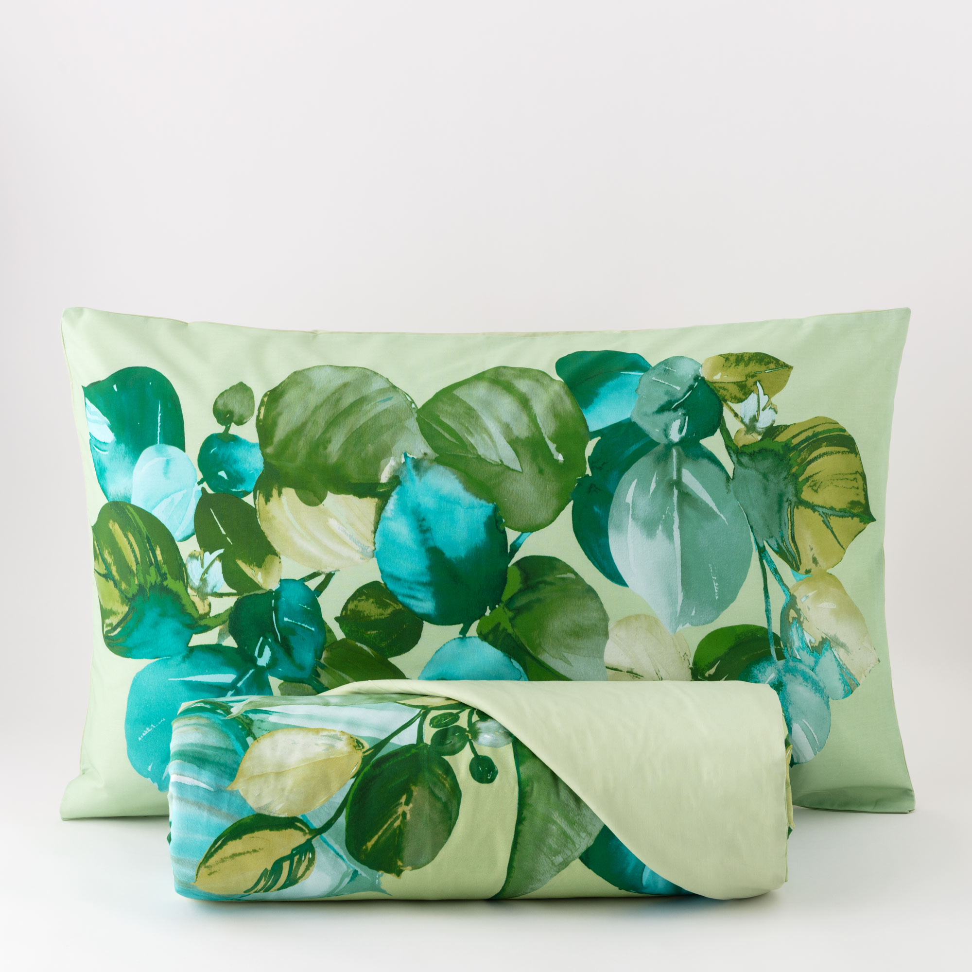 Parure Copripiumino In Percalle Equadora