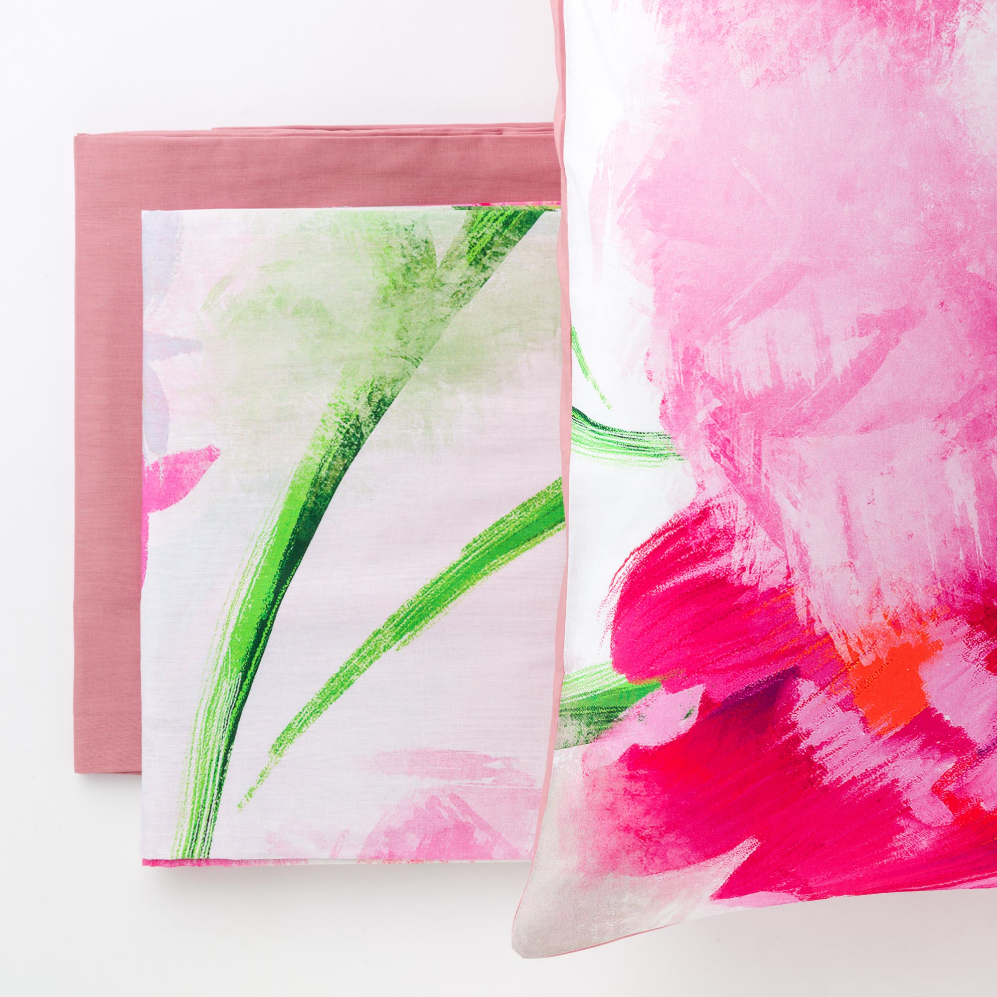 Completo Lenzuolo Copriletto In Stampa Digitale Moir